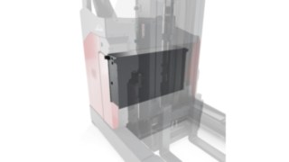 Schubmaststapler von Linde MH mit Li-ION-Batterie