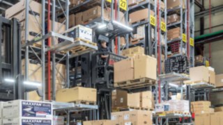 K-Gerät von Linde Material Handling im Einsatz bei Wagner eCommerce
