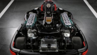 Das Elektro-Kart E1 wurde auf Basis von Original-Bauteilen des E20 – E50 entwickelt. Das Elektro-Kart E1 von Linde Material Handling